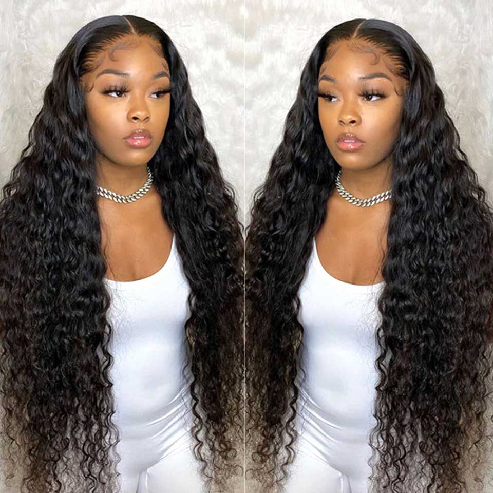 Deep Wave Frontal Wig